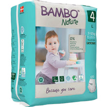 Load image into Gallery viewer, Size 4 Bambo Nature Pant Style Diapers - 20 (7-14 kg)
