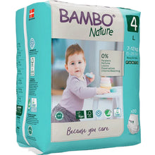 Load image into Gallery viewer, Size 4 Bambo Nature Pant Style Diapers - 20(7-14 kg)
