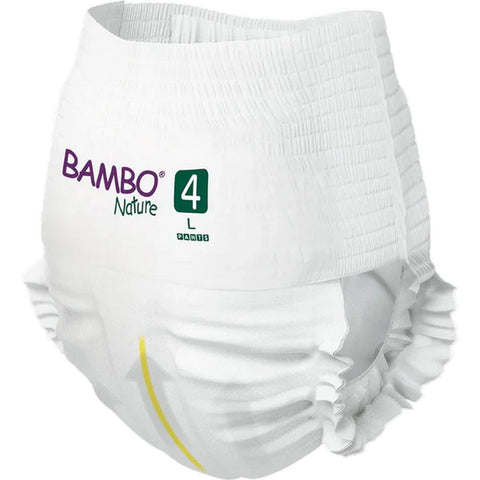 Size 4 Bambo Nature Pant Style Diapers - 20 (7-14 kg)