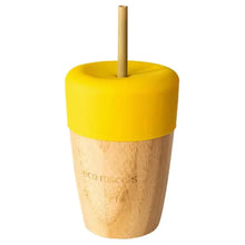 Load image into Gallery viewer, Yellow Bamboo Big Cup- 210 ml
