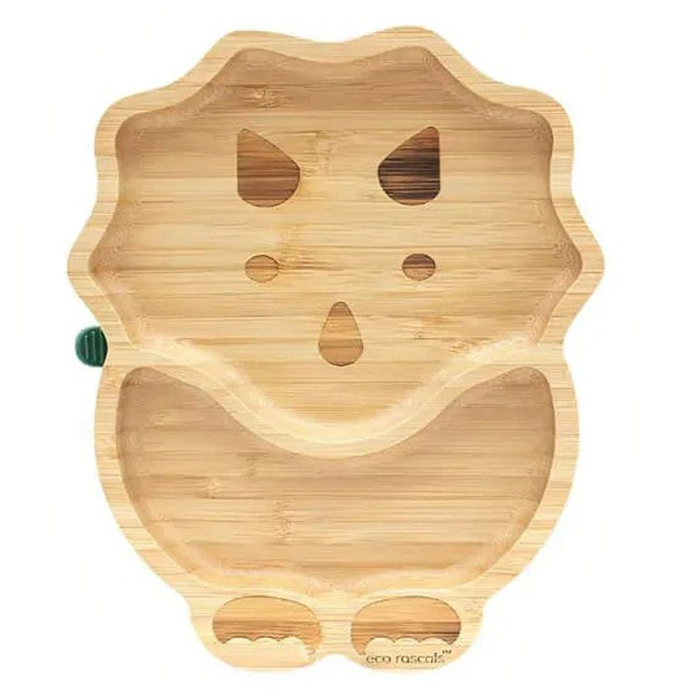 Green Bamboo Dinosaur Suction Plate