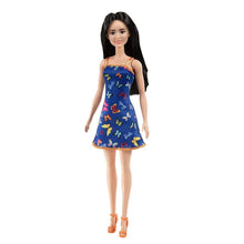 Load image into Gallery viewer, Barbie Doll With Colorful Butterfly Printed Dress
