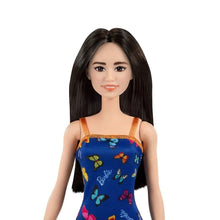 Load image into Gallery viewer, Barbie Doll With Colorful Butterfly Printed Dress

