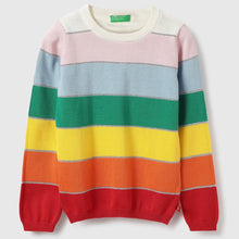 Load image into Gallery viewer, Colorful Benetton Regular Fit Striped Top
