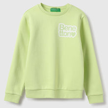 Load image into Gallery viewer, Green Benetton Regular Fit Round Sweatshirts
