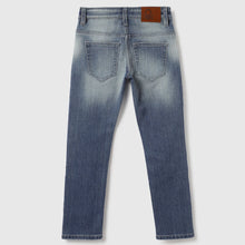 Load image into Gallery viewer, Blue Solid Slim Fit Jeans
