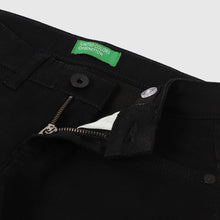 Load image into Gallery viewer, Black Solid Slim Fit Jeans
