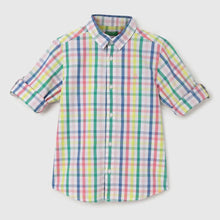 Load image into Gallery viewer, Multi Color Plaid Checked Cotton Shirt
