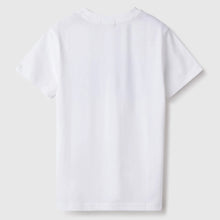 Load image into Gallery viewer, White Egular Round Neck Typography T-Shirt
