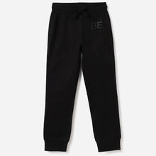 Load image into Gallery viewer, Black Benetton Embossed Regular Fit Joggers
