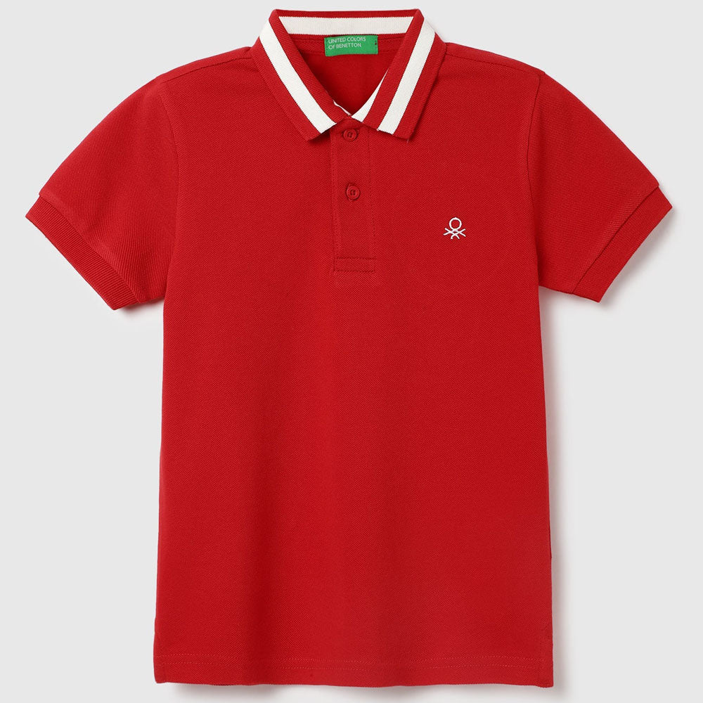 Red Regular Fit Polo T-Shirt