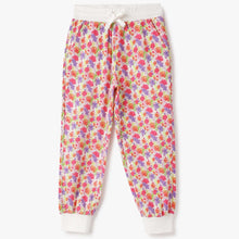 Load image into Gallery viewer, Floral Printed Regular Fit Joggers- Off White
