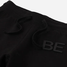 Load image into Gallery viewer, Black Benetton Embossed Regular Fit Joggers
