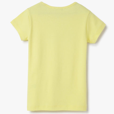 Yellow Benetton Round Neck T-Shirt