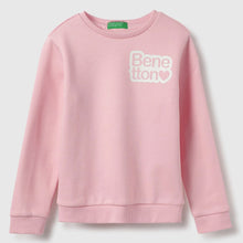 Load image into Gallery viewer, Pink Benetton Regular Fit Round Sweatshirts
