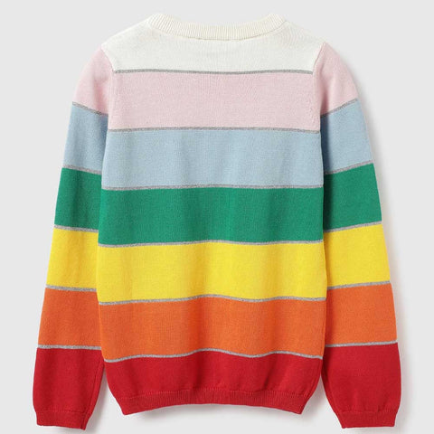 Colorful Benetton Regular Fit Striped Top