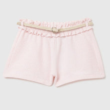 Load image into Gallery viewer, Pink Striped Mid Rise Shorts
