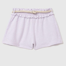 Load image into Gallery viewer, Purple Striped Mid Rise Shorts
