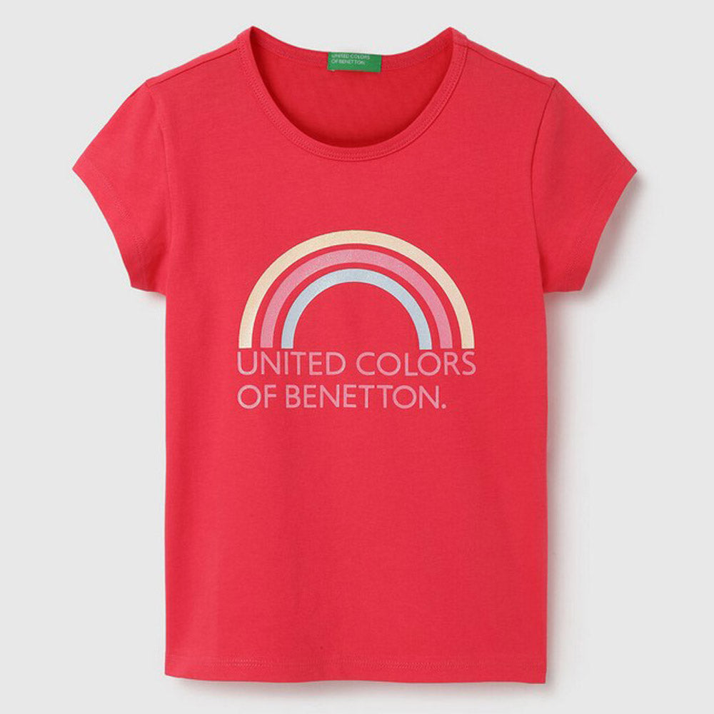 Red UCB Printed Cotton T-Shirt