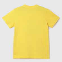 Load image into Gallery viewer, Yellow Benetton Printed Half Sleeves Cotton T-Shirt
