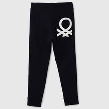 Load image into Gallery viewer, Navy Blue Regular Fit Mid Rise Cotton Joggers
