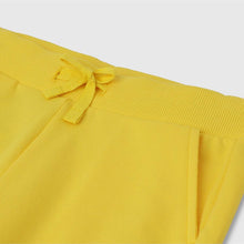 Load image into Gallery viewer, Yellow Regular Fit Mid Rise Cotton Joggers
