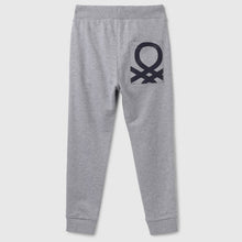 Load image into Gallery viewer, Grey Regular Fit Mid Rise Cotton Joggers
