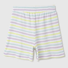 Load image into Gallery viewer, Multicolor Striped Elasticated Waist Shorts

