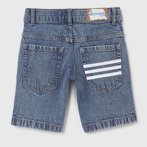 Blue Regular Fit Shorts