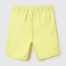Load image into Gallery viewer, Yellow Regular Fit Cotton Shorts
