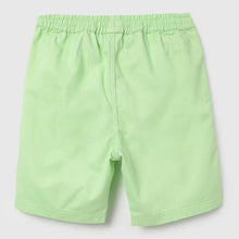 Load image into Gallery viewer, Green Regular Fit Cotton Shorts
