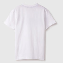 Load image into Gallery viewer, White Regular Round Neck Typography T-Shirt
