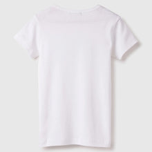 Load image into Gallery viewer, White Regular Round Neck Solid T-Shirt
