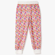 Load image into Gallery viewer, Floral Printed Regular Fit Joggers- Off White
