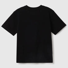 Load image into Gallery viewer, Black Relaxed Fit Crew Neck Printed T-Shirt
