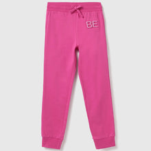 Load image into Gallery viewer, Pink Benetton Embossed Regular Fit Joggers
