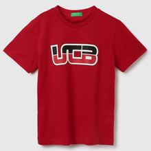 Load image into Gallery viewer, Red UCB Half Sleeves Cotton T-Shirt
