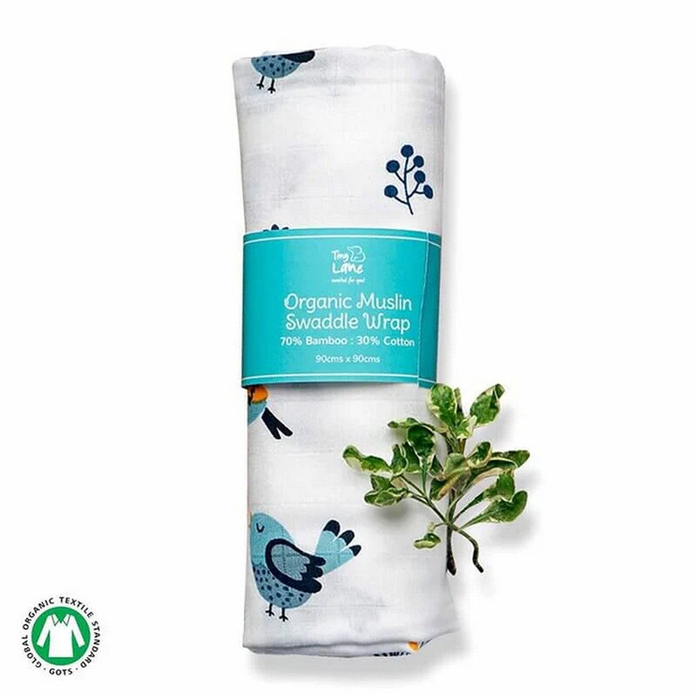 Duck, Flamingo & Bird Theme Bamboo Baby Swaddle Set- Pack Of 3