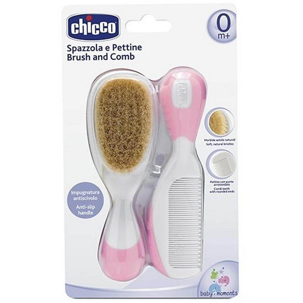 Pink Brush & Comb Set