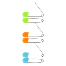 Load image into Gallery viewer, Multi Color Safety Pins - Pack Of 6 (Color May Vary)
