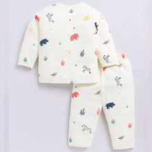 Load image into Gallery viewer, Cotton Full Sleeves Animal Printed Nightwear Set
