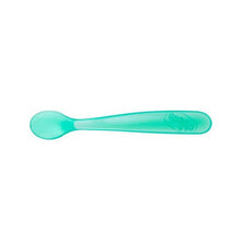 Load image into Gallery viewer, Sea Green Soft Silicone Spoon - 2 Pieces
