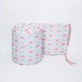 Pink Clouds Organic Cotton Cot Bumper