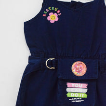 Load image into Gallery viewer, Denim Jumpsuit With Pocket Belt
