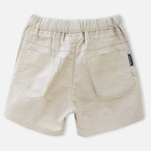 Load image into Gallery viewer, Cream Elasticated Waist Regular Fit Shorts
