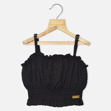 Load image into Gallery viewer, Green &amp; Black Smocking Crop Top With Shorts Co-ord Set
