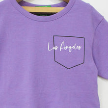 Load image into Gallery viewer, Purpe Regular Round Neck Crop Top
