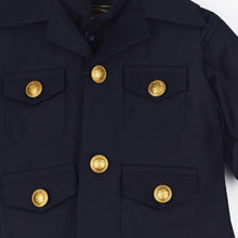 Load image into Gallery viewer, Navy Blue Kurta With Pant &amp; Jacket
