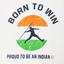 Load image into Gallery viewer, White Proud To Be An Indian Theme Republic Day T-Shirt
