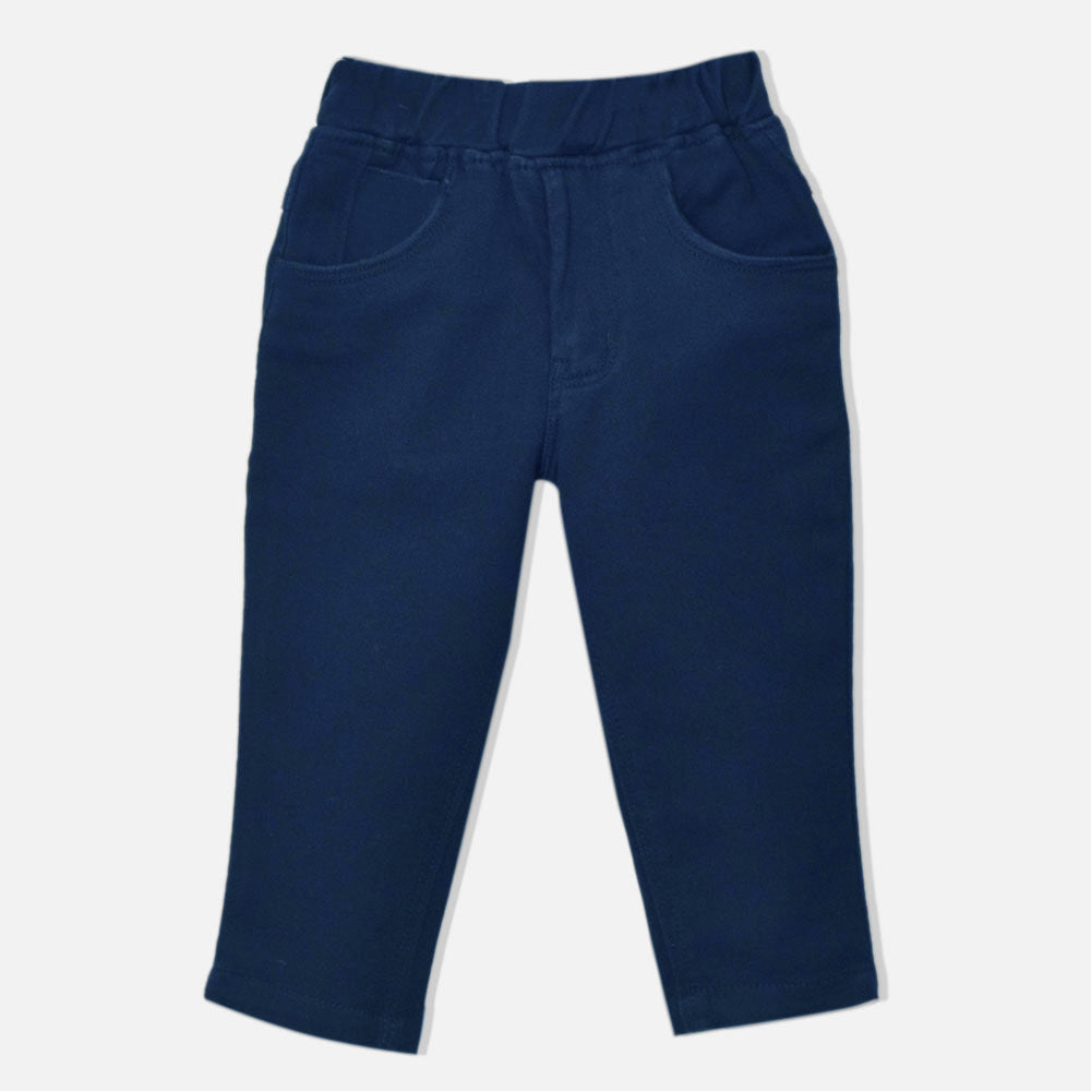 Blue Elasticated Waist Pants